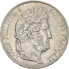 Moneta, Francia, Louis-Philippe, 5 Francs, 1847, Paris, BB, Argento, KM:749.1