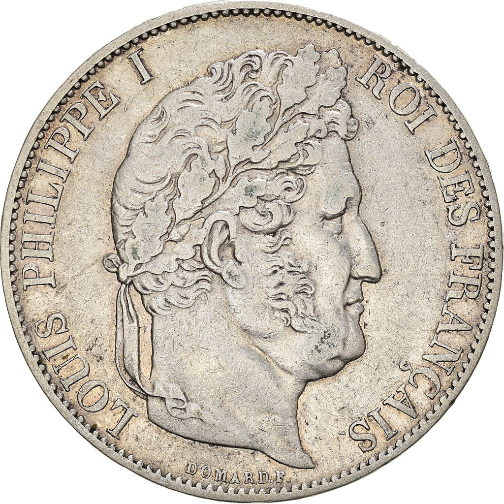 Coin, France, Louis-Philippe, 5 Francs, 1848, Paris, VF(20-25), Silver