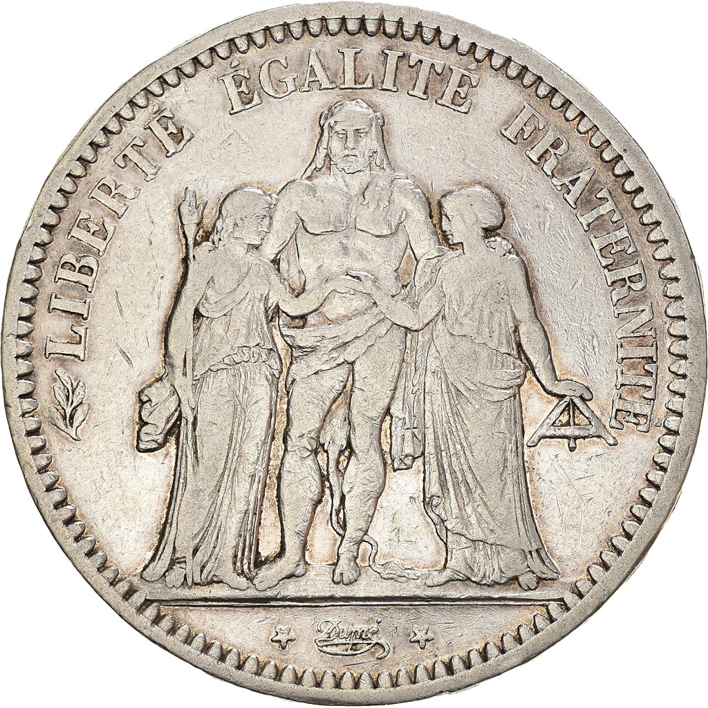 Coin, France, Hercule, 5 Francs, 1848, Paris, VF(30-35), Silver, KM:756.1