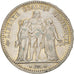 Moneta, Francia, Hercule, 5 Francs, 1873, Paris, BB, Argento, KM:820.1
