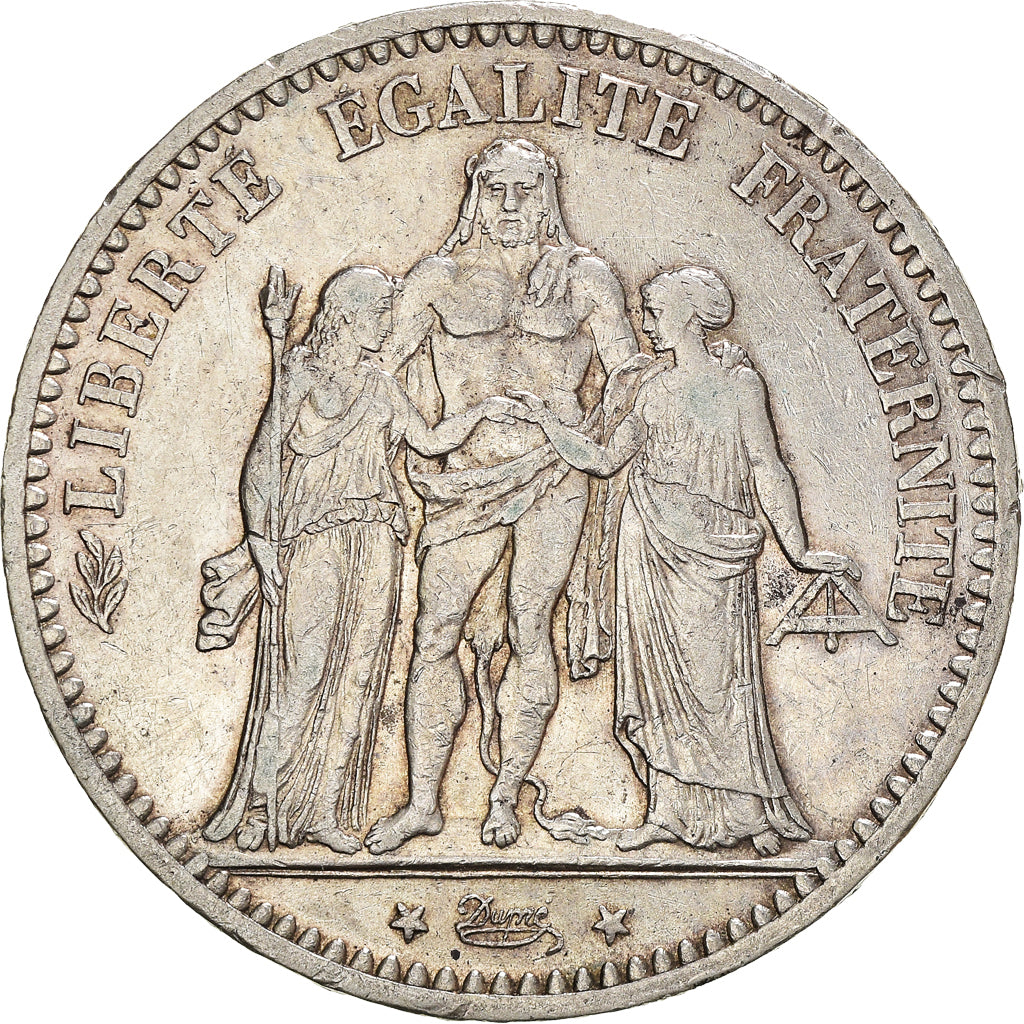 Coin, France, Hercule, 5 Francs, 1874, Paris, VF(30-35), Silver, KM:820.1