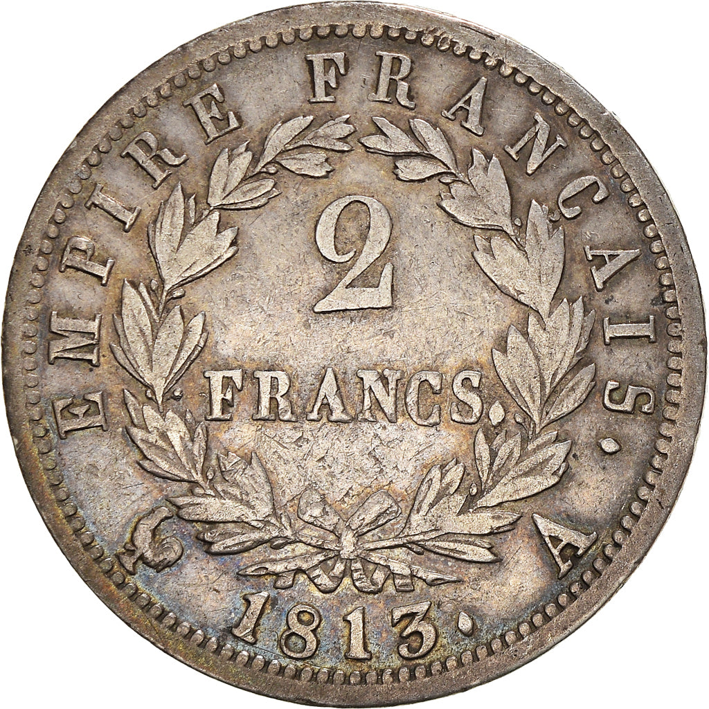 Coin, France, Napoléon I, 2 Francs, 1813, Paris, EF(40-45), Silver, KM:693.1