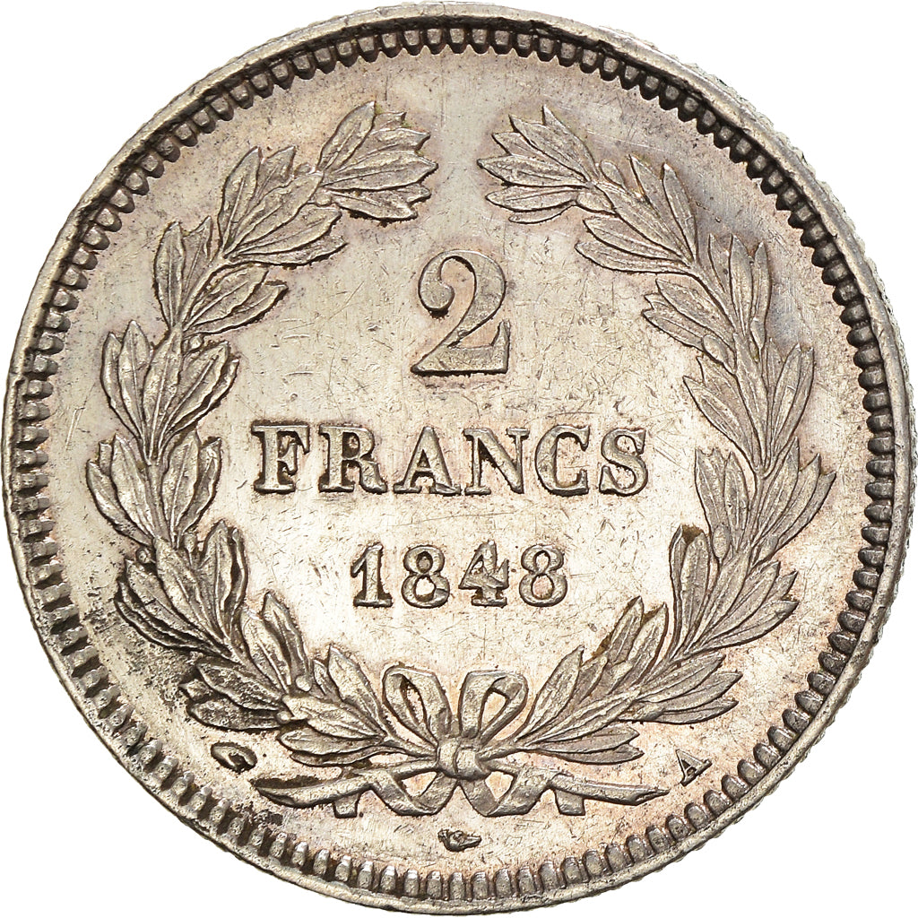 Monnaie, France, Louis-Philippe, 2 Francs, 1848, Paris, SUP, Argent