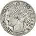 Moneta, Francia, Cérès, 2 Francs, 1872, Paris, MB, Argento, KM:817.1