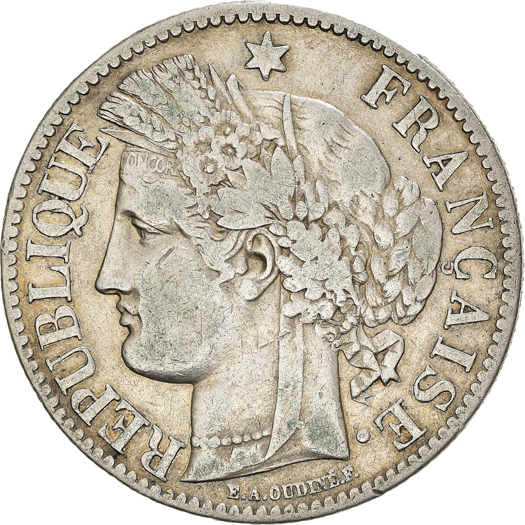Monnaie, France, Cérès, 2 Francs, 1881, Paris, TB+, Argent, Gadoury:530a