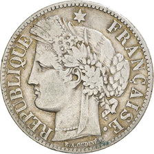 Monnaie, France, Cérès, 2 Francs, 1871, Bordeaux, TB+, Argent, Gadoury:530
