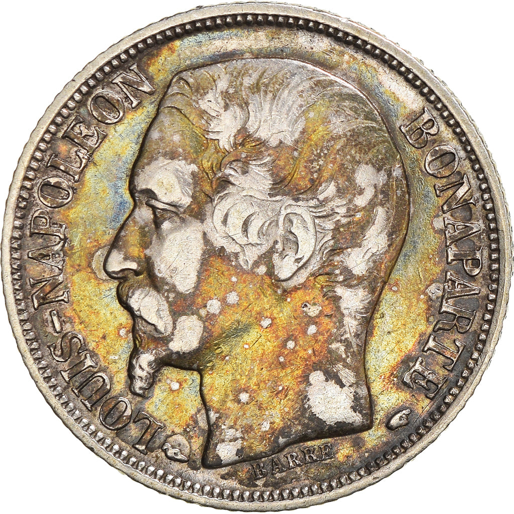 Coin, France, Napoleon III, Franc, 1852, Paris, EF(40-45), Silver, KM:772, Le