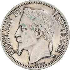 Coin, France, Napoleon III, Franc, 1868, Paris, EF(40-45), Silver, KM:806.1