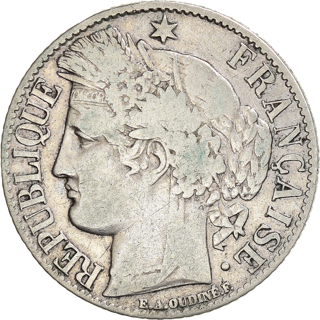 Coin, France, Cérès, Franc, 1894, Paris, VF(20-25), Silver, KM:822.1