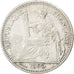 FRENCH INDO-CHINA, 10 Cents, 1895, Paris, KM #2, EF(40-45), Silver, Lecompte...
