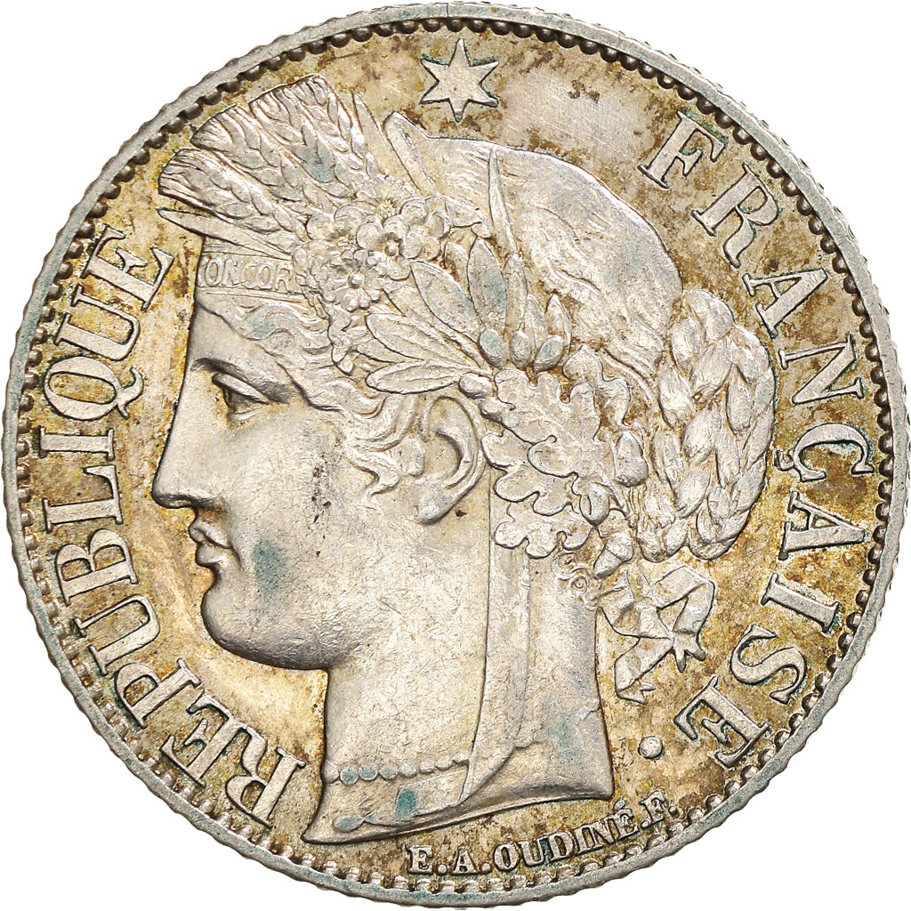 Münze, Frankreich, Cérès, Franc, 1895, Paris, VZ, Silber, KM:822.1