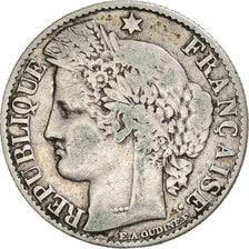 Coin, France, Cérès, 50 Centimes, 1888, Paris, VF(20-25), Silver, KM:834.1