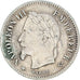 Moeda, França, Napoleon III, 20 Centimes, 1867, Paris, EF(40-45), Prata
