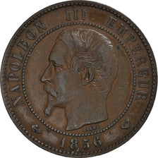 Monnaie, France, Napoleon III, 10 Centimes, 1856, Lille, TTB, Bronze