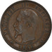 Monnaie, France, Napoleon III, 10 Centimes, 1856, Lille, TTB, Bronze