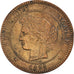 Moneda, Francia, Cérès, 10 Centimes, 1891, Paris, MBC+, Bronce, KM:815.1, Le