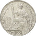 FRENCH INDO-CHINA, 10 Cents, 1900, Paris, KM #9, EF(40-45), Silver, Lecompte...