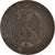 Moneta, Francia, Napoleon III, 5 Centimes, 1855, Paris, BB, Bronzo, KM:777.1
