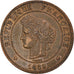 Moneta, Francia, Cérès, 5 Centimes, 1889, Paris, SPL-, Bronzo, KM:821.1