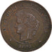 Moneta, Francia, Cérès, 5 Centimes, 1896, Paris, BB, Bronzo, KM:821.1