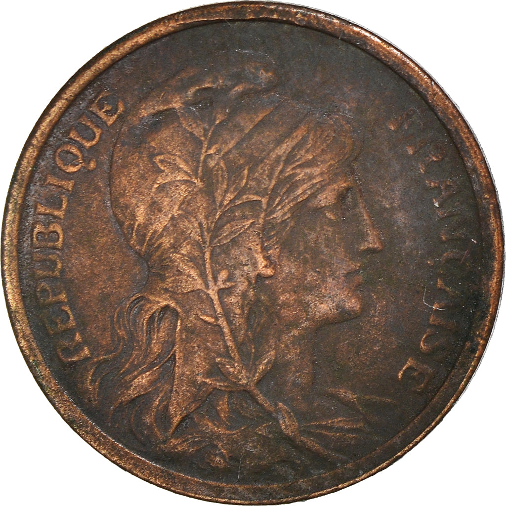 Moneta, Francia, Dupuis, Centime, 1910, Paris, MB+, Bronzo, KM:840, Gadoury:90