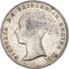 Coin, Great Britain, Victoria, 3 Pence, 1845, EF(40-45), Silver, KM:730