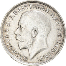 Coin, Great Britain, George V, 3 Pence, 1919, AU(50-53), Silver, KM:813