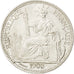 FRENCH INDO-CHINA, 10 Cents, 1903, Paris, KM #9, AU(55-58), Silver, Lecompte...