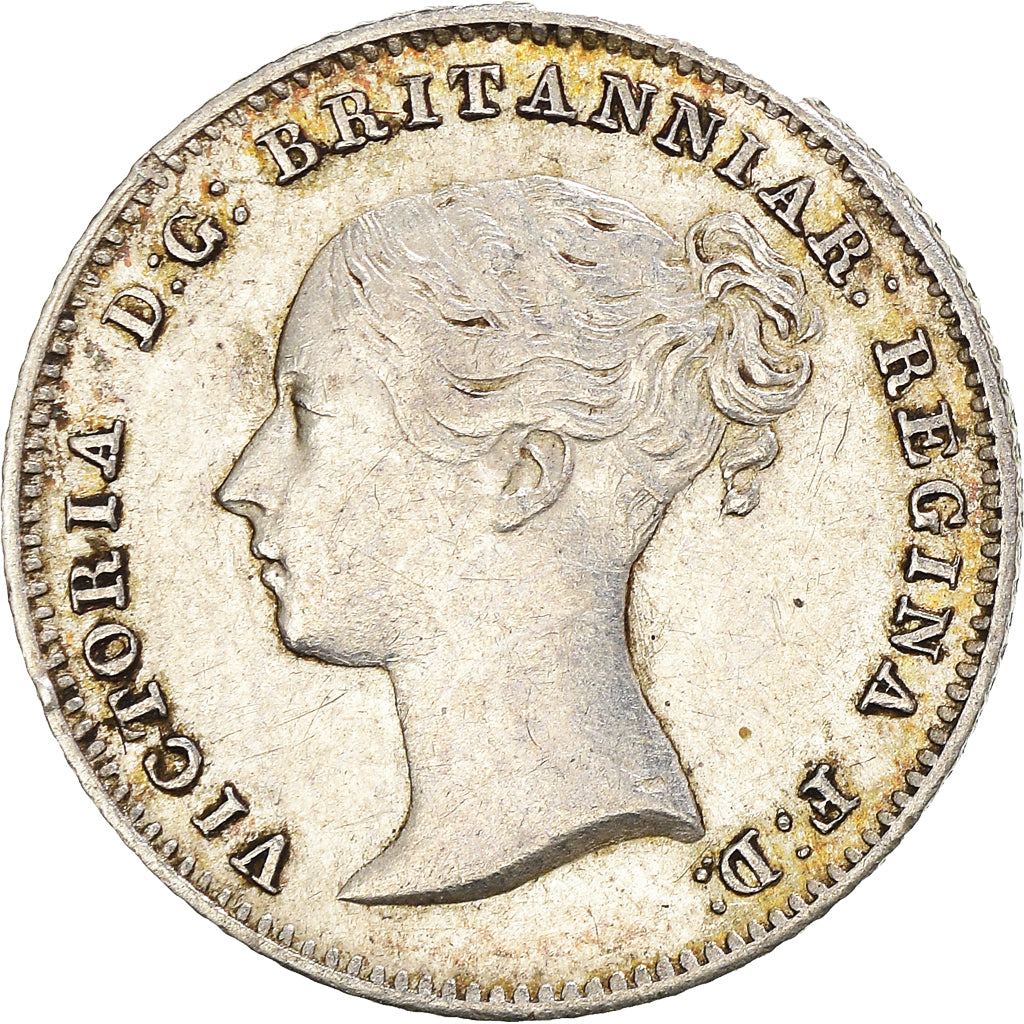 Coin, Great Britain, Victoria, 4 Pence, Groat, 1838, EF(40-45), Silver, KM:731.1