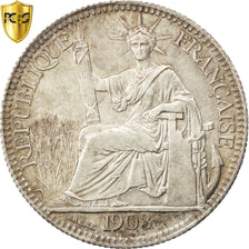 FRENCH INDO-CHINA, 10 Cents, 1903, Paris, KM:9, PCGS MS64