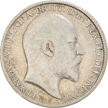 Coin, Great Britain, Edward VII, 6 Pence, 1907, VF(20-25), Silver, KM:799