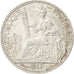 FRENCH INDO-CHINA, 10 Cents, 1911, Paris, KM #9, AU(50-53), Silver, Lecompte...
