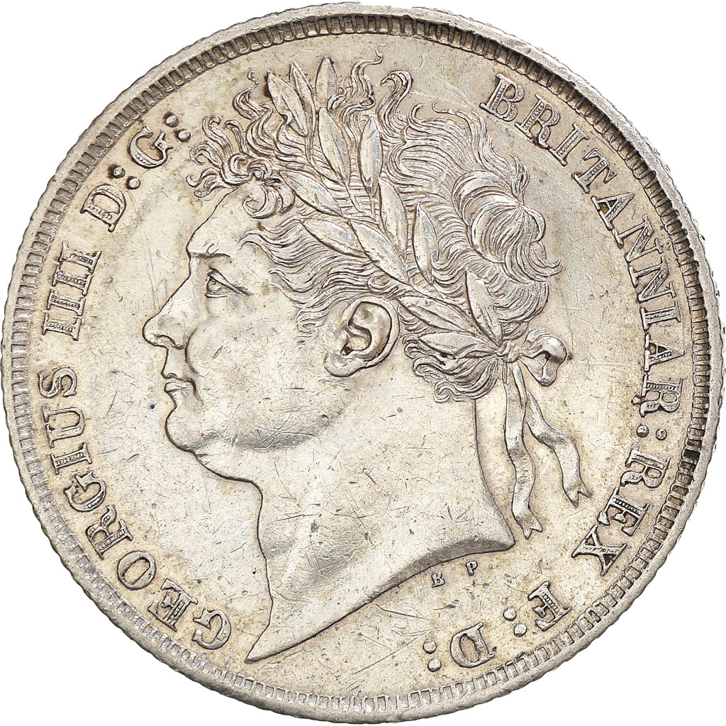 Monnaie, Grande-Bretagne, George IV, Shilling, 1825, TTB+, Argent, KM:687