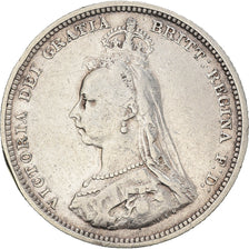 Coin, Great Britain, Victoria, Shilling, 1889, VF(30-35), Silver, KM:774
