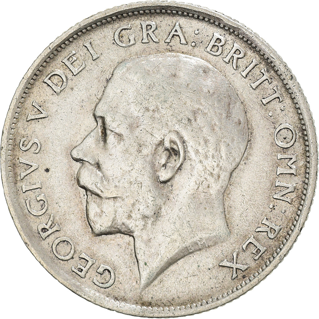 Moneta, Gran Bretagna, George V, Shilling, 1919, BB, Argento, KM:816