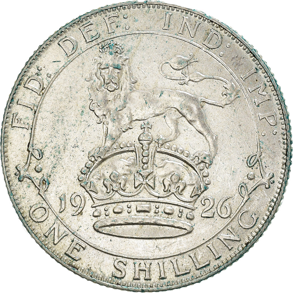 Coin, Great Britain, George V, Shilling, 1926, AU(50-53), Silver, KM:816a