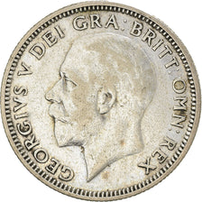 Coin, Great Britain, George V, Shilling, 1927, EF(40-45), Silver, KM:833