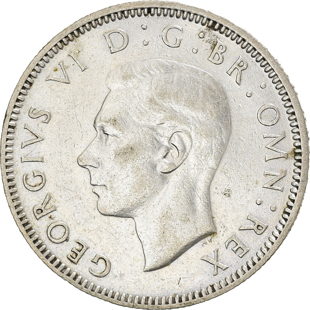 Coin, Great Britain, George VI, Shilling, 1944, EF(40-45), Silver, KM:854