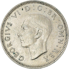 Coin, Great Britain, George VI, Shilling, 1945, AU(50-53), Silver, KM:853