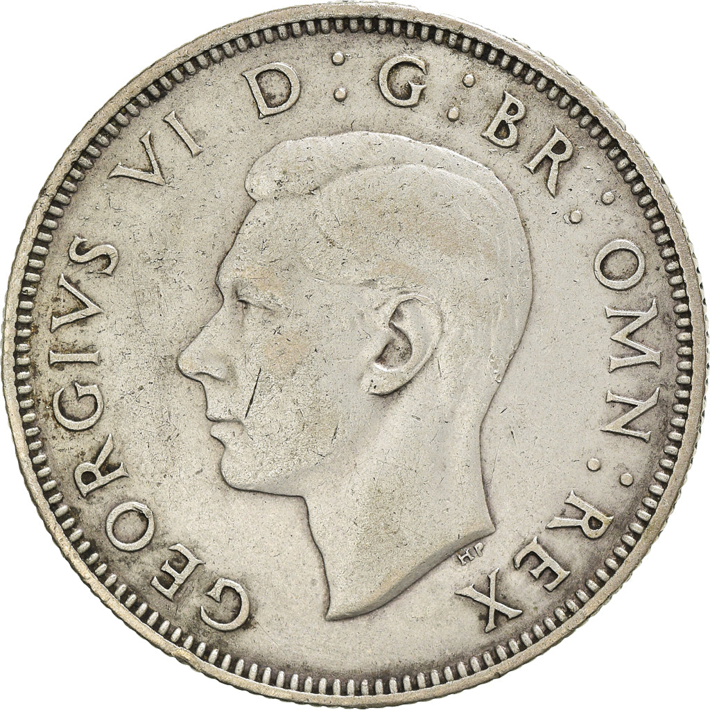 Moneta, Gran Bretagna, George VI, Florin, Two Shillings, 1939, MB+, Argento