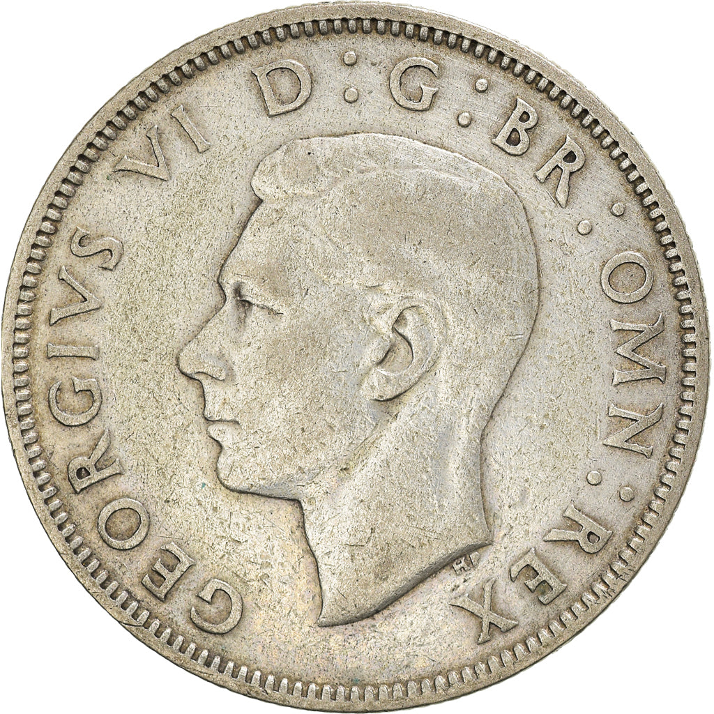 Moneta, Gran Bretagna, George VI, Florin, Two Shillings, 1942, MB+, Argento