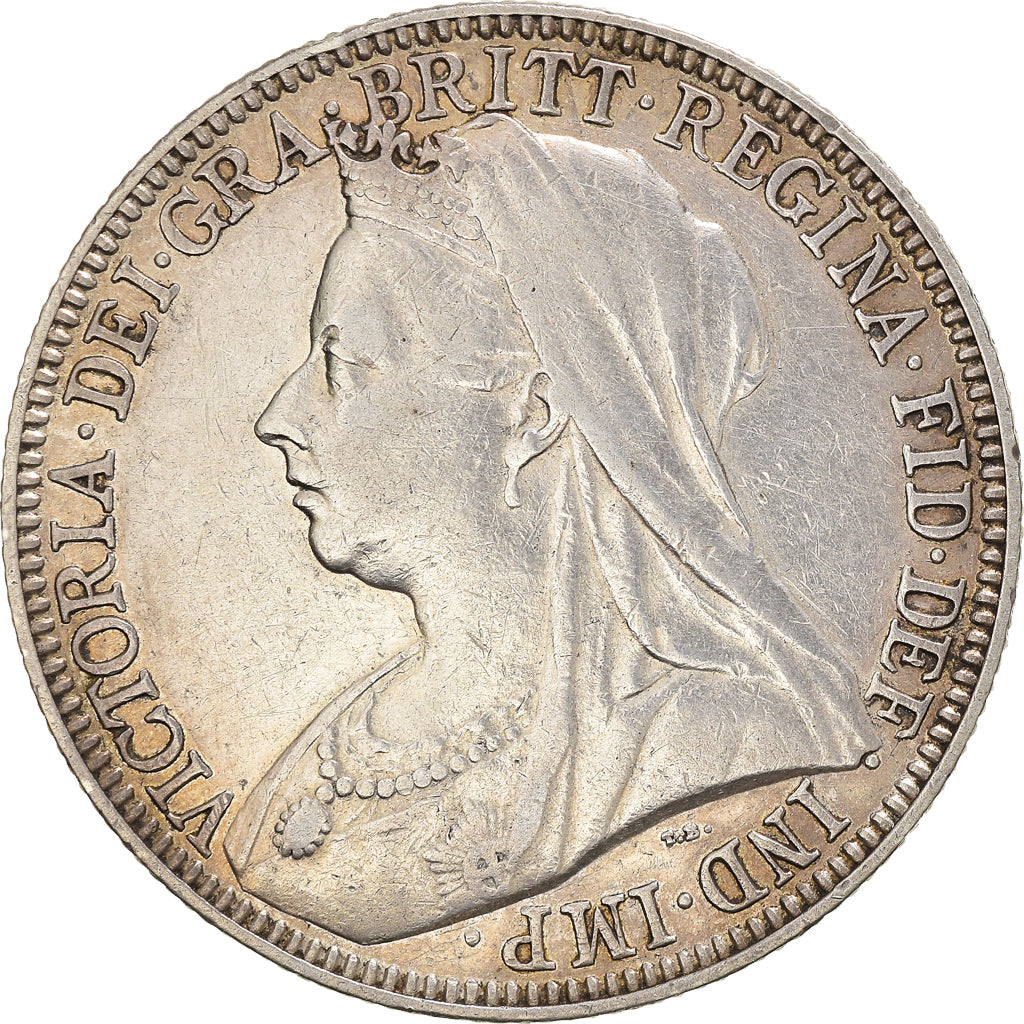 Moneta, Gran Bretagna, Victoria, Florin, Two Shillings, 1896, London, BB