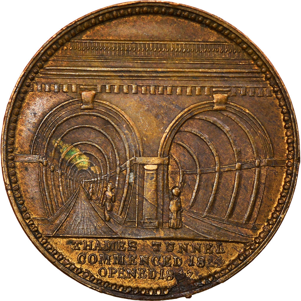 Regno Unito, Token, Thames Tunnel Opened, W.Griffin, 1842, BB, Rame