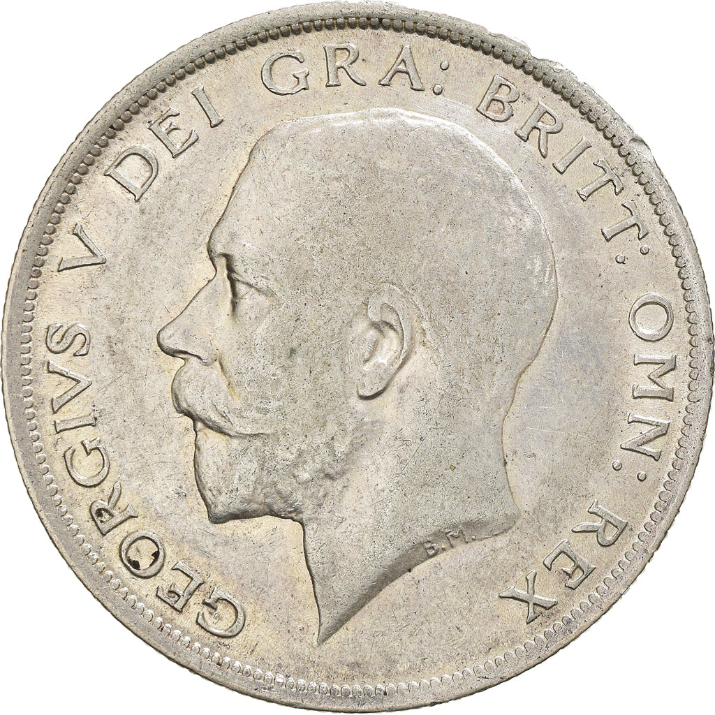 Coin, Great Britain, George V, 1/2 Crown, 1916, EF(40-45), Silver, KM:818.1