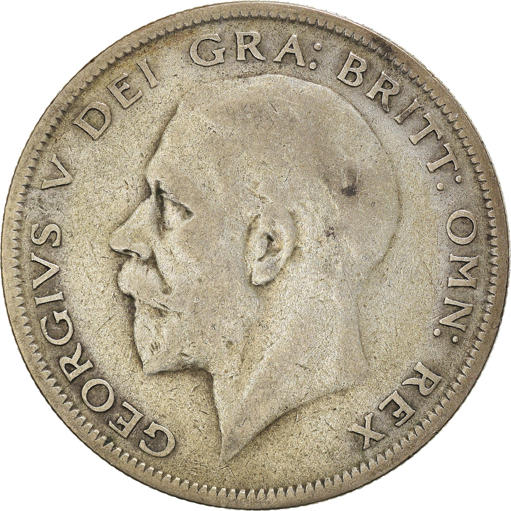 Coin, Great Britain, George V, 1/2 Crown, 1928, VF(20-25), Silver, KM:835
