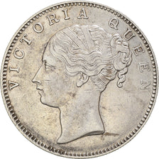 INDIA-BRITISH, Victoria, Rupee, 1840, Calcutta, EF(40-45), Silver, KM:457.1