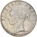 INDIA-BRITISH, Victoria, Rupee, 1840, Calcutta, EF(40-45), Silver, KM:457.1