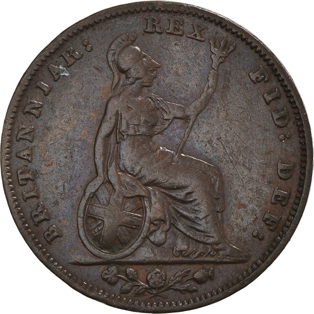 Coin, Great Britain, William IV, Farthing, 1831, VF(30-35), Copper, KM:705