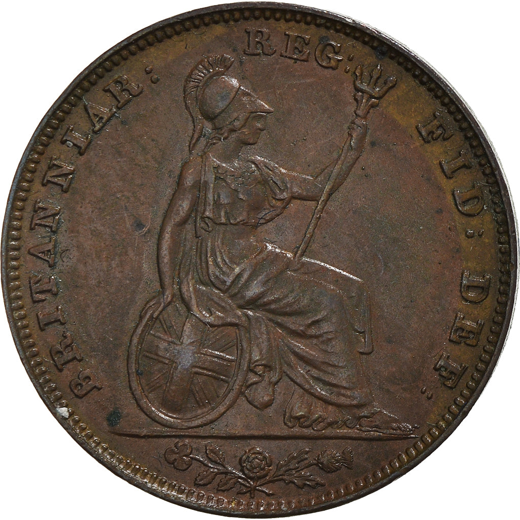 Moneta, Gran Bretagna, Victoria, Farthing, 1840, BB+, Rame, KM:725