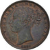 Moneta, Gran Bretagna, Victoria, Farthing, 1850, BB+, Rame, KM:725